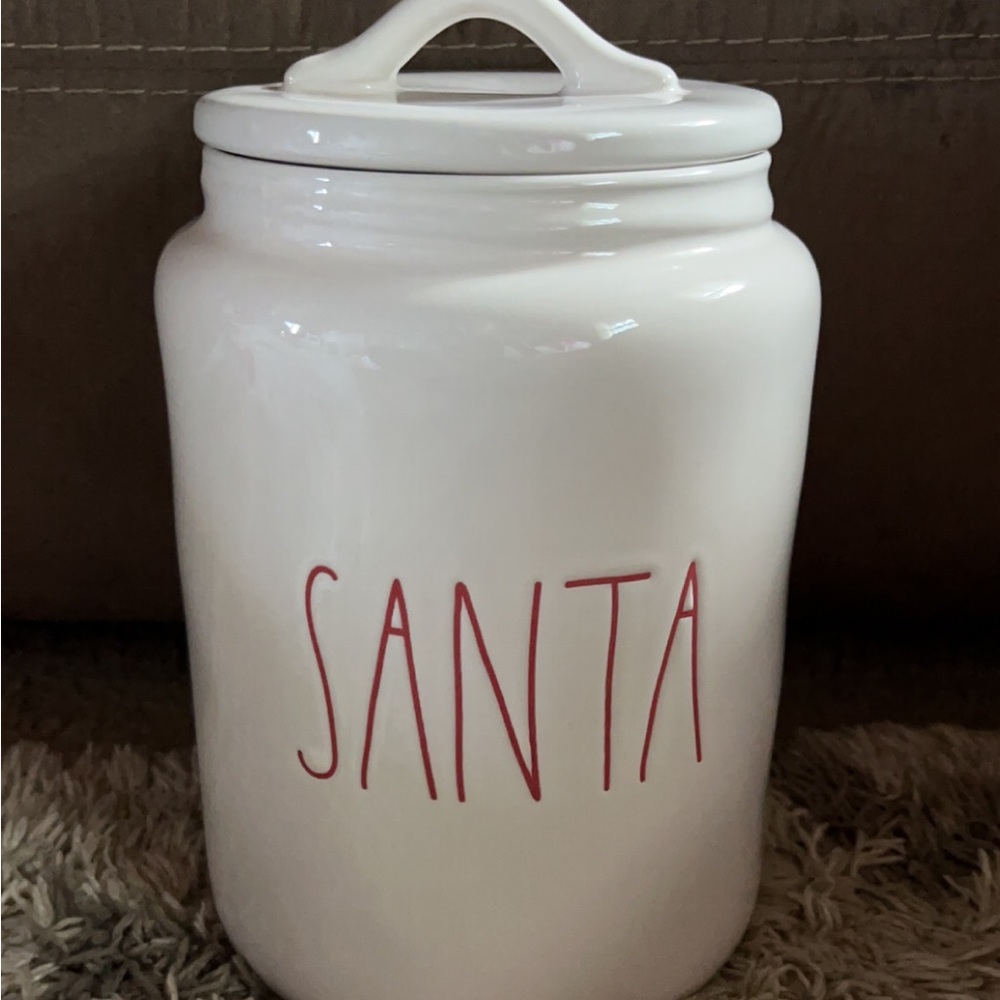 Brand new Rae Dunn Santa canister!!